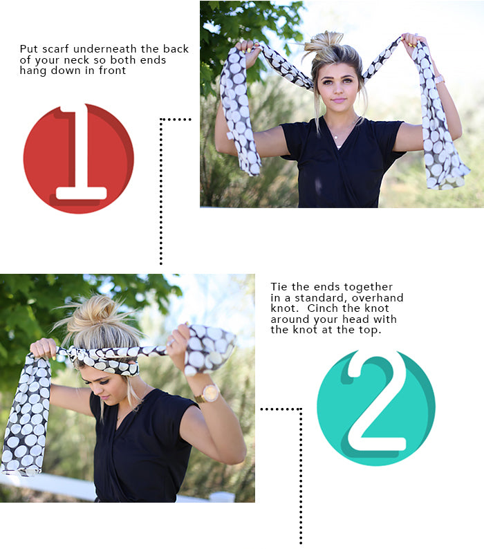 How To Tie A Head Scarf 1 2