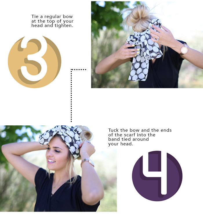 How To Tie A Head Scarf 3 4