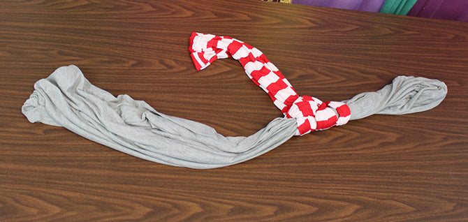How to Tie a Scarf Double Scarf Anchor step 4