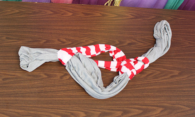 How to Tie a Scarf Double Scarf Anchor step 5
