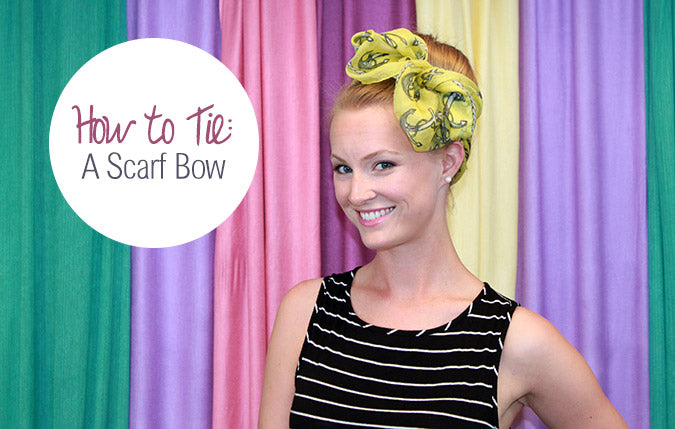 How to Tie a Scarf Scarf Bow