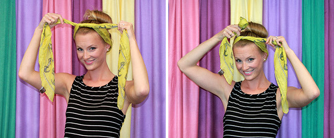 How to Tie a Scarf Scarf Bow Step 4