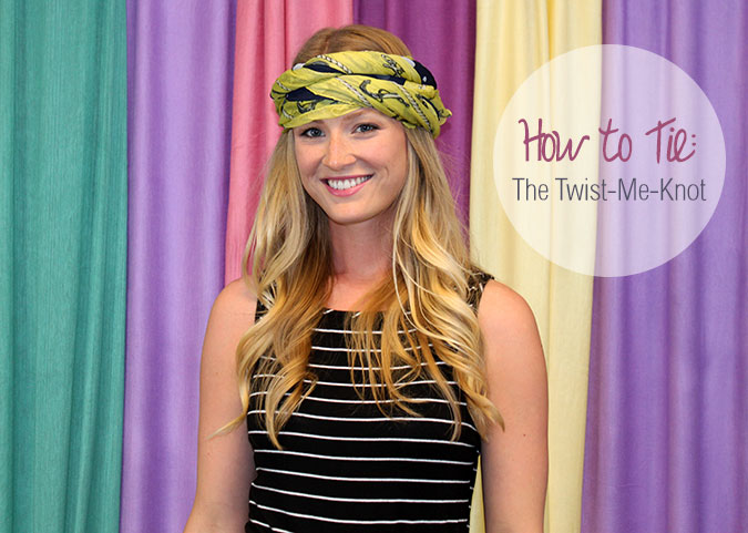 How to Tie a Scarf Twist-Me-Knot