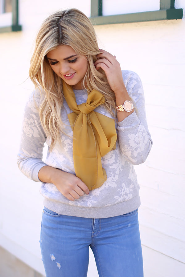 jane scarf yellow