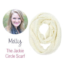 Molly the Jackie Circle Scarf