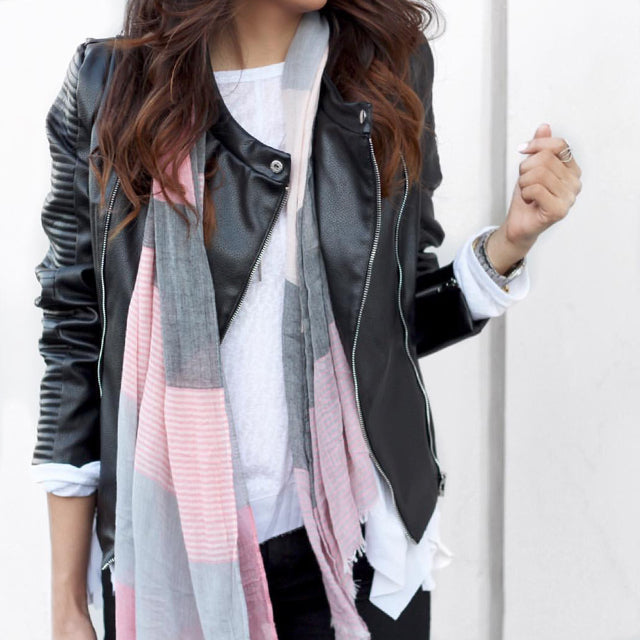 solf multi striped scarf