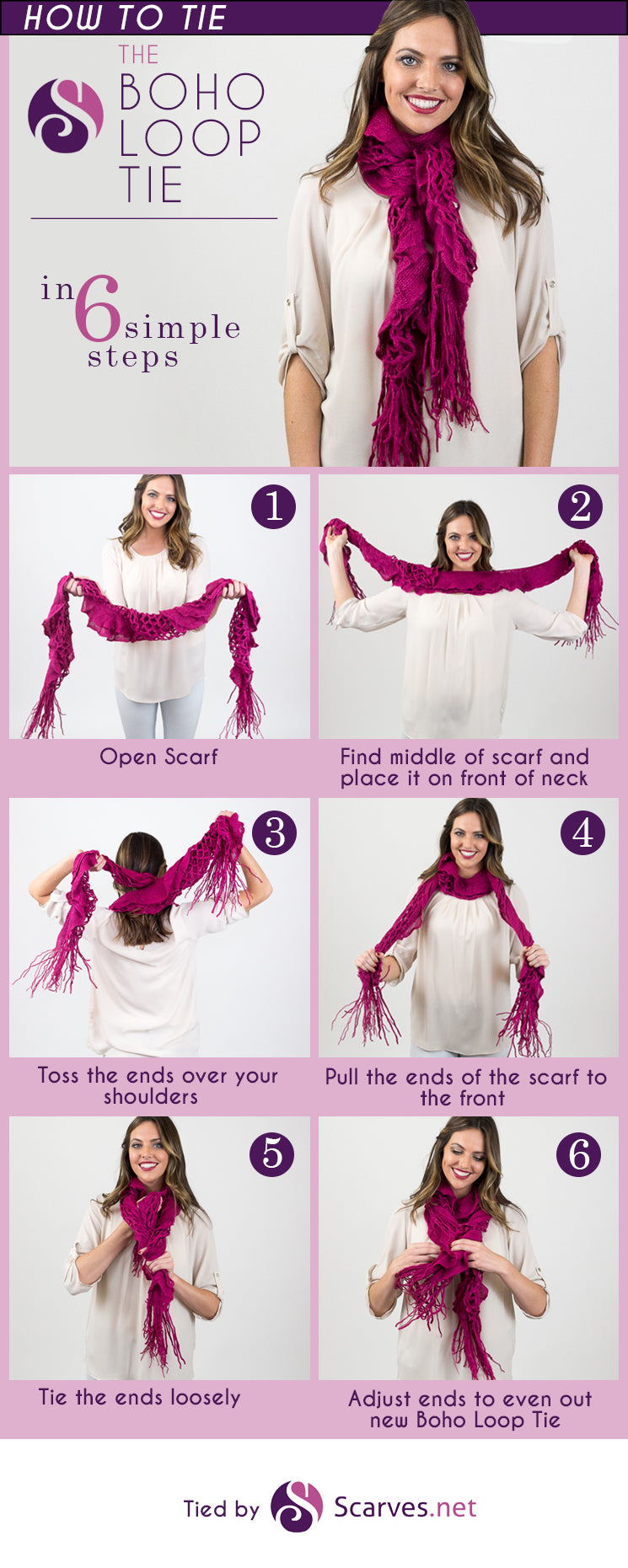 6 Ways to Tie a Scarf