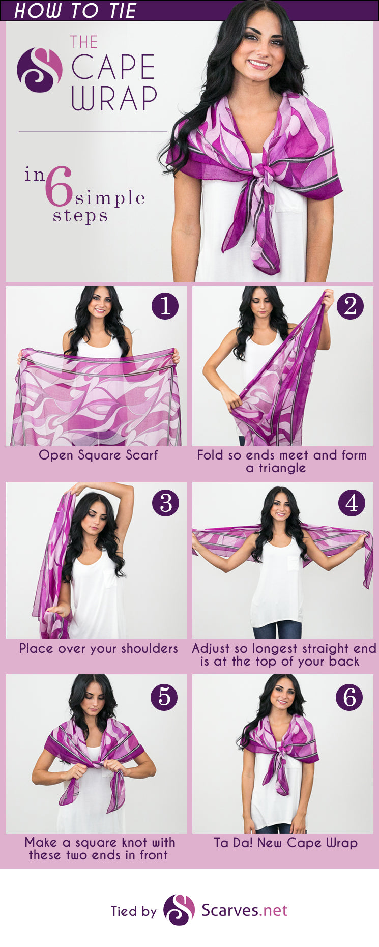 The Cape Wrap in 6 simple steps