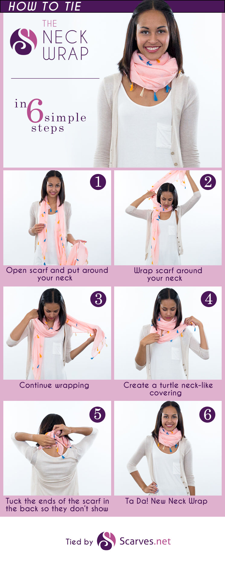 Sway Arabic canal how to tie female neck scarf How nice Lol pedestal