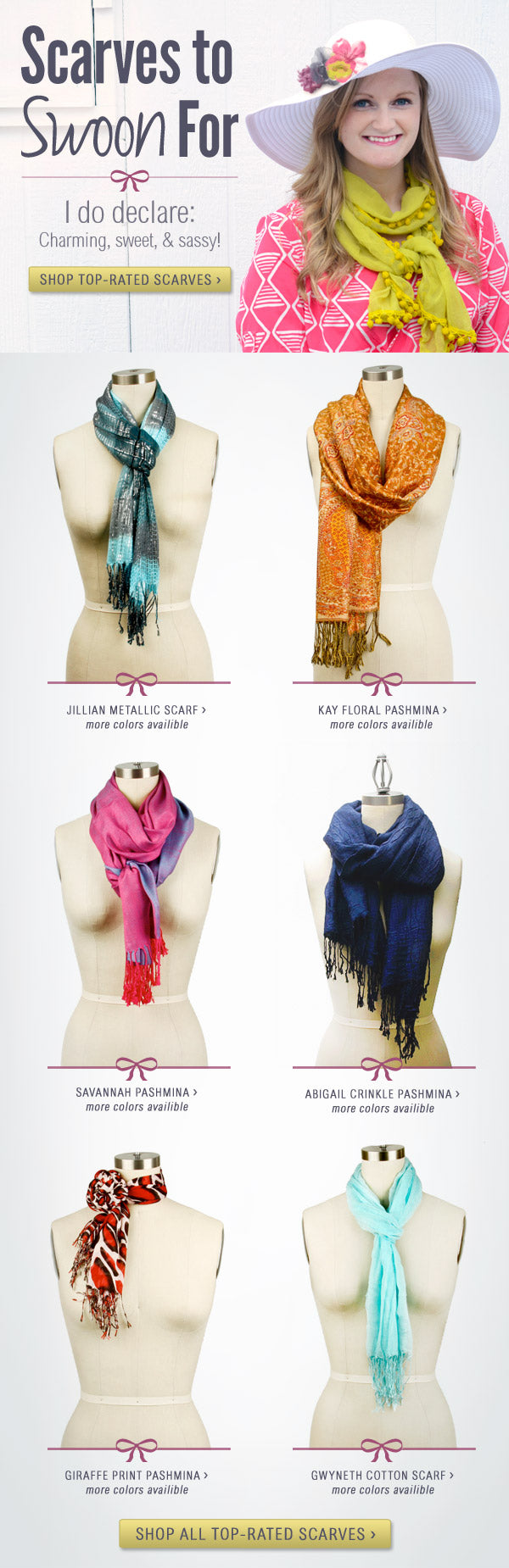Swoon-Worthy Scarves