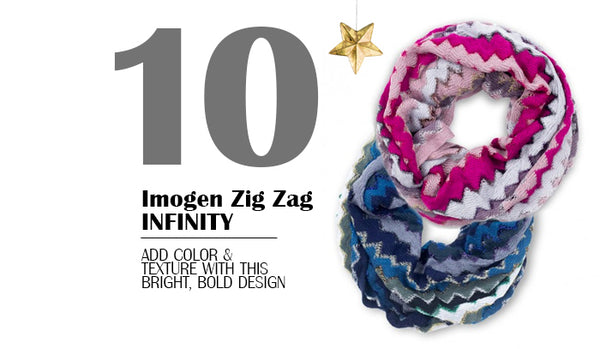 Imogen Zig Zag Infinity Scarf