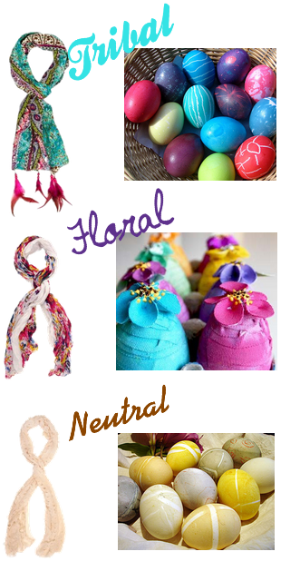 Tribal Scarf  . Floral Scarf .  Neutral Scarf