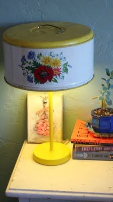 Vintage Cake Carrier Lamp Shade from Lilliedale