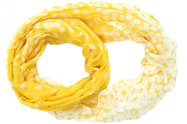 charlotte polka dot infinity scarf