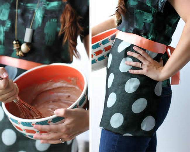 DIY apron no sew