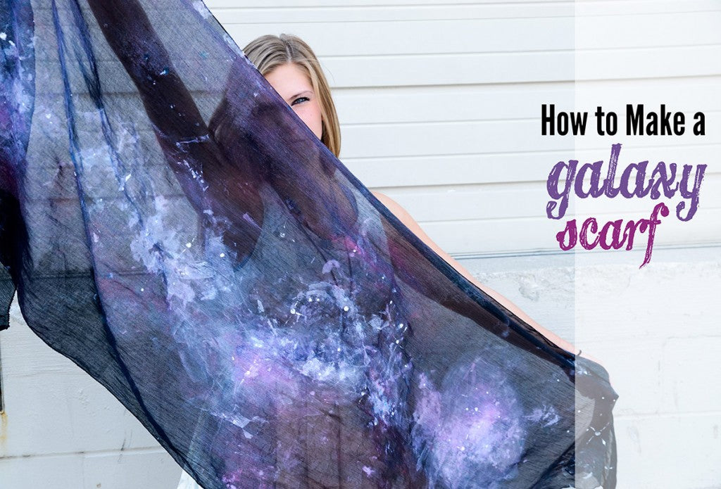 DIY Galaxy Scarf