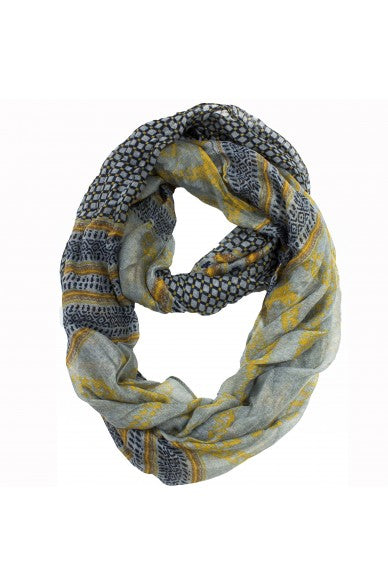 Hattie Tribal Infinity Scarf