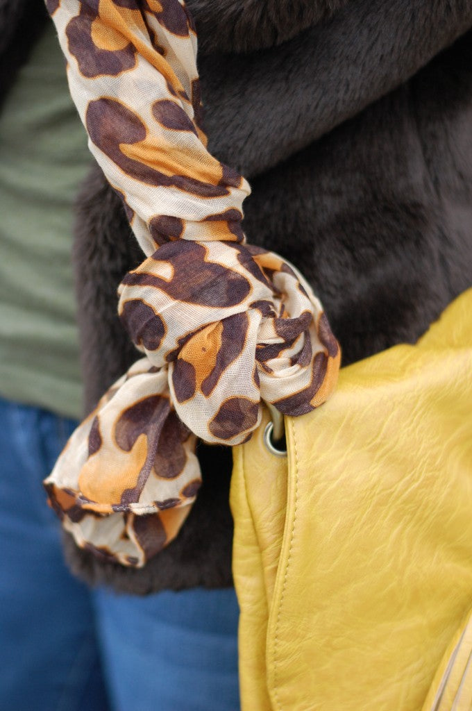 leopard print scarf