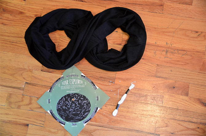 make a constellation scarf