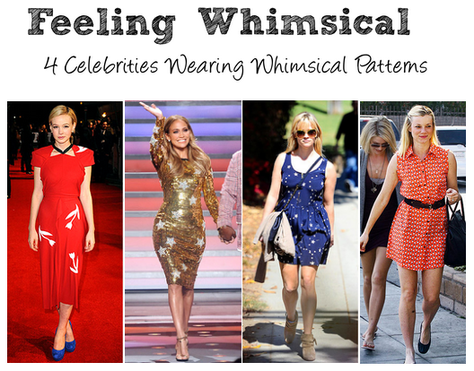 4 Celebrities Wearing Whimsical Patterns