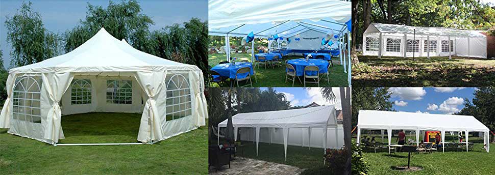 quictent party tent - large & small