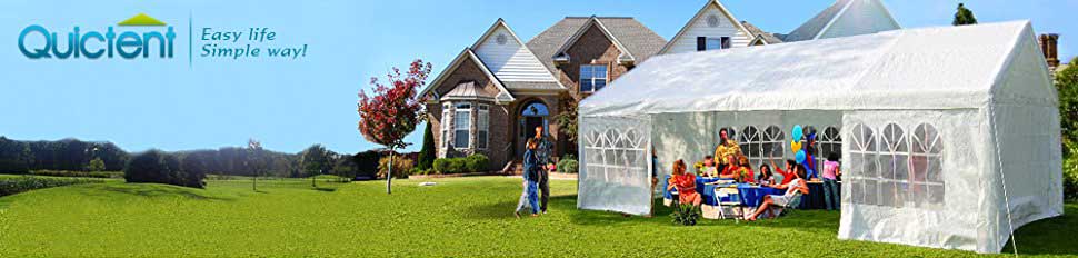 Quictent - Party Tent, Pop up Canopy, Greenhouse, Grow Tent