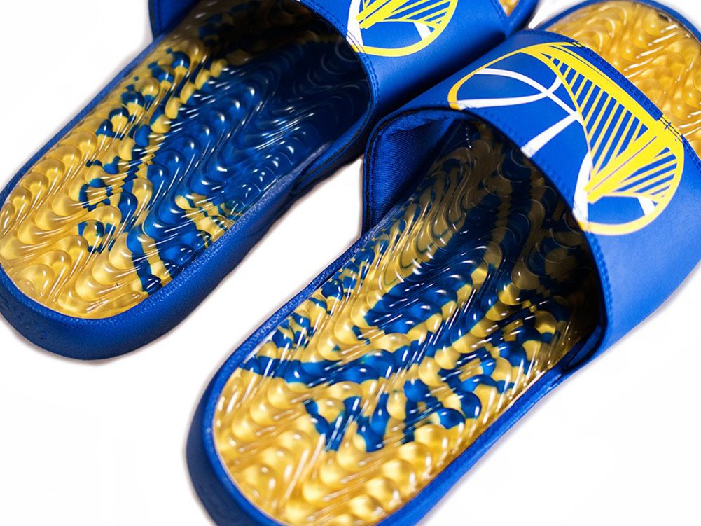 nike warriors slides