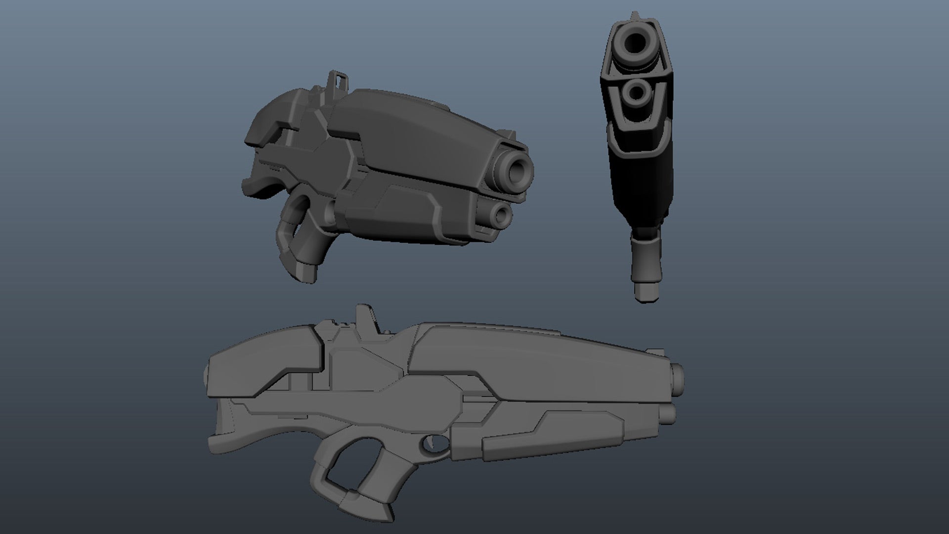 soldier 3d model gun base