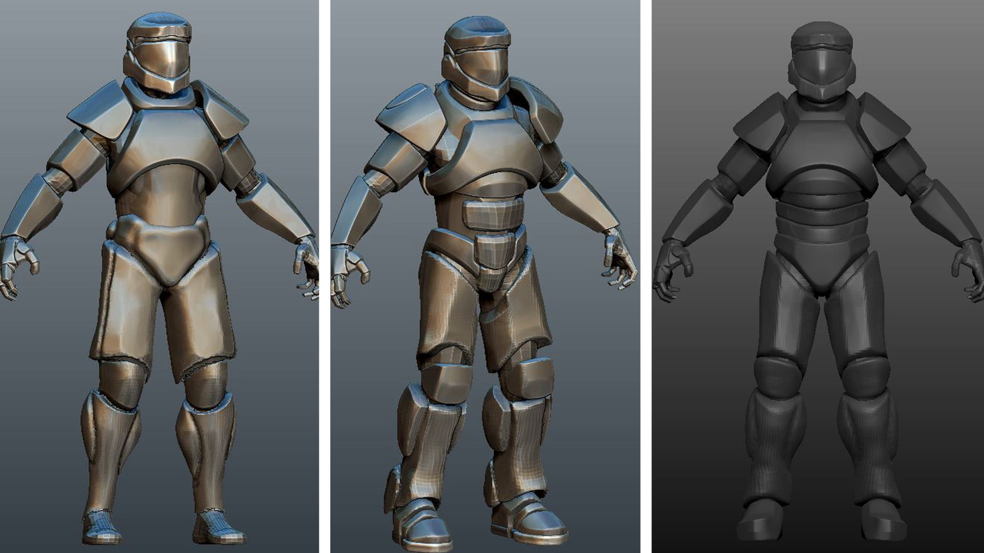 soldier 3d model pass