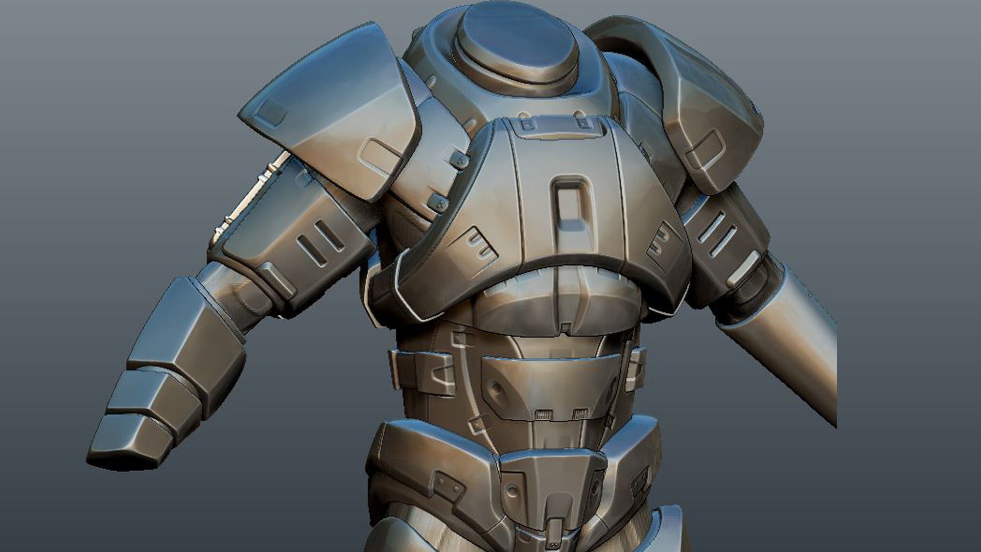 soldier 3d model pass06