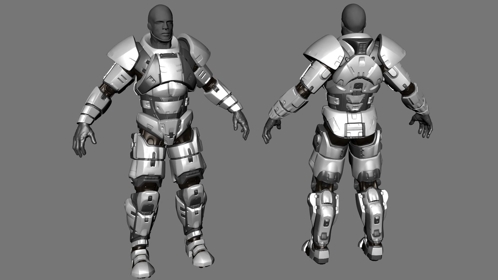 soldier 3d model pass10