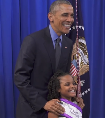 President Obama & Mari Copeny share a proud moment together!