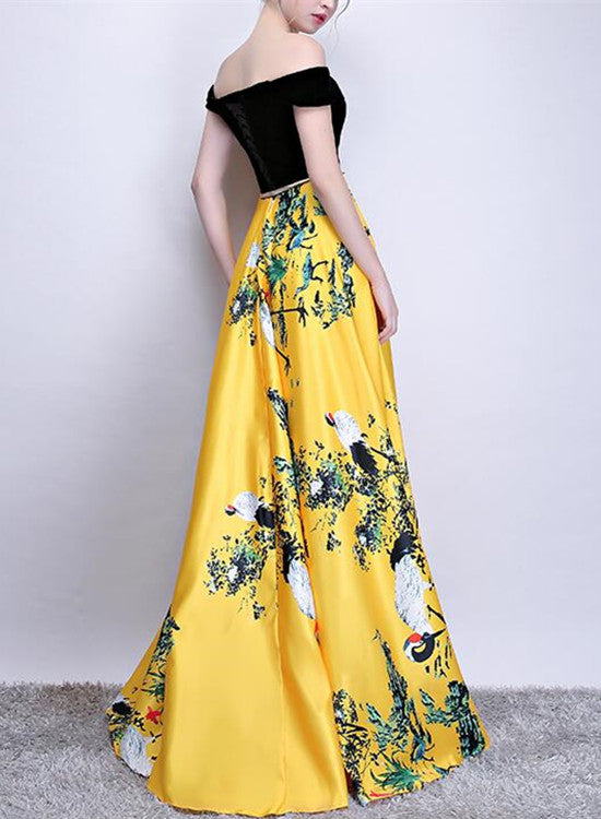 floral party gowns