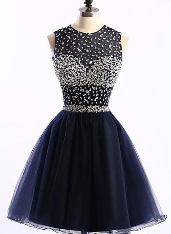 blue sparkly dress short