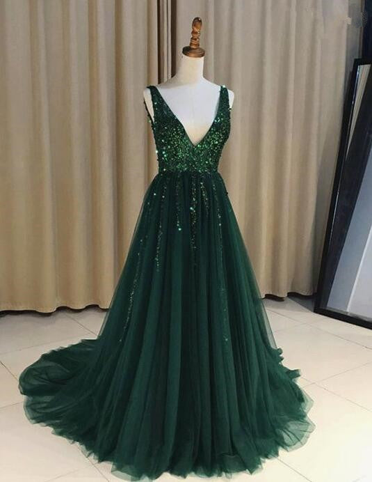 green formal dresses for women