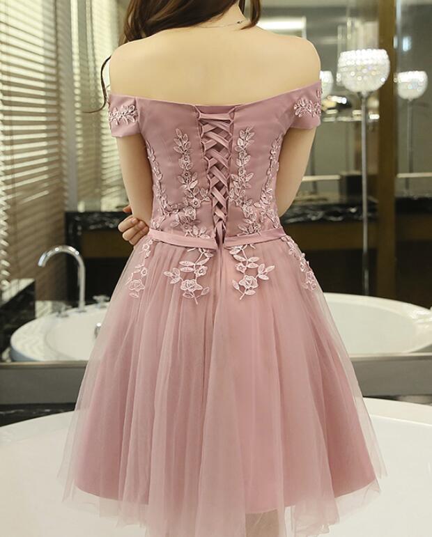 dark pink party dress