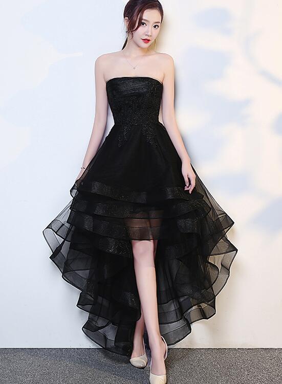 black tulle party dress