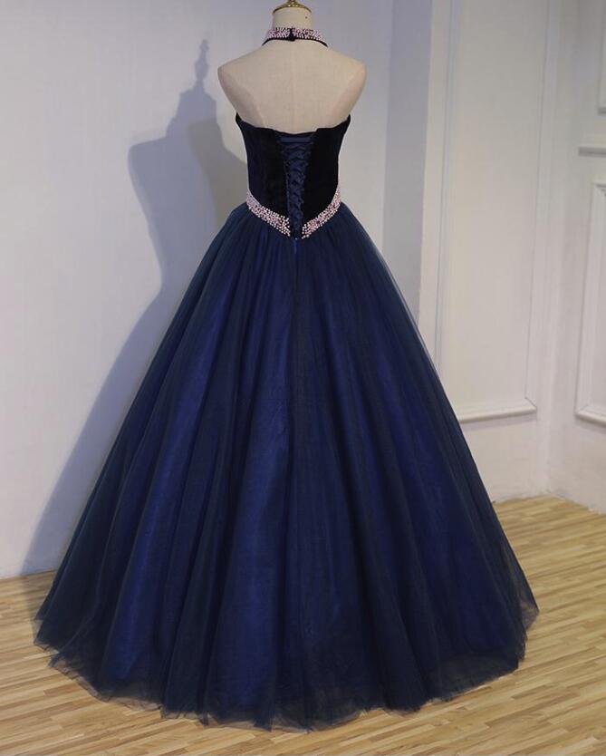 navy blue sweet sixteen dresses