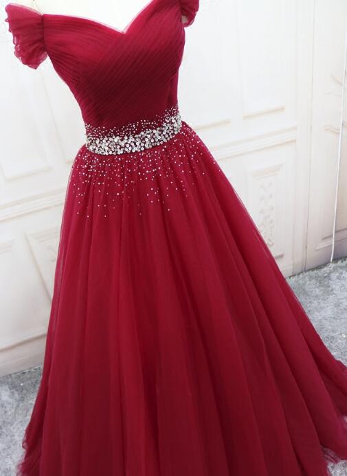 red gown for party