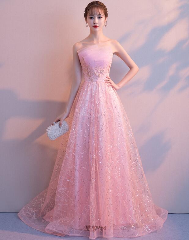 pink gown for party