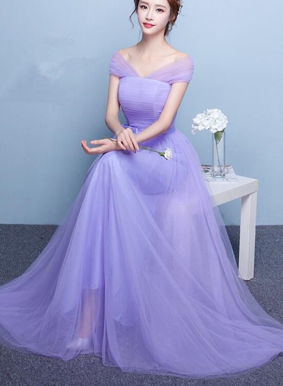 ladies purple dress