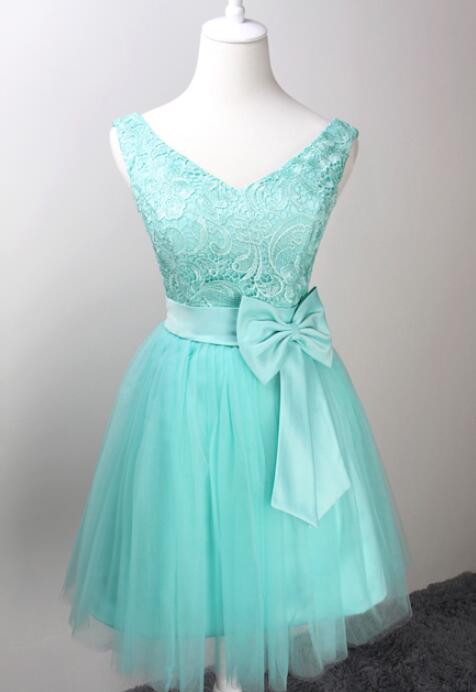 mint green party dress