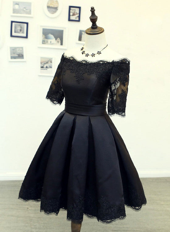 black short dresses 2018
