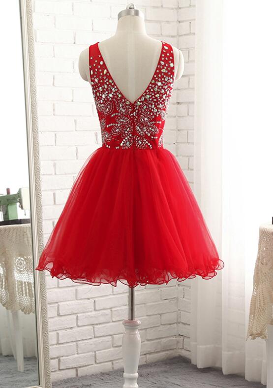 sparkly red homecoming dresses