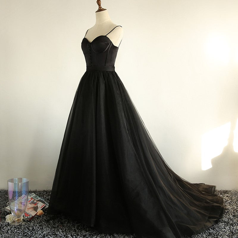 evening gowns in black