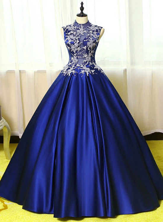 royal blue long gown