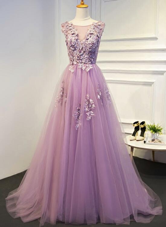 light purple formal dress