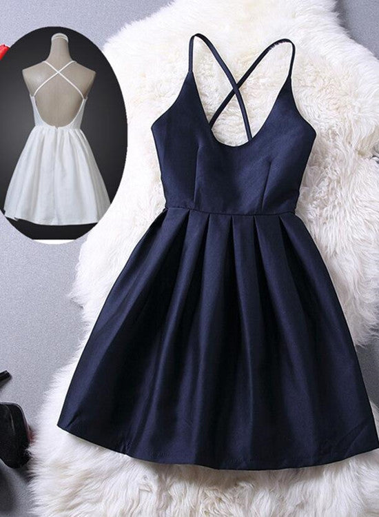 dark blue women's dress