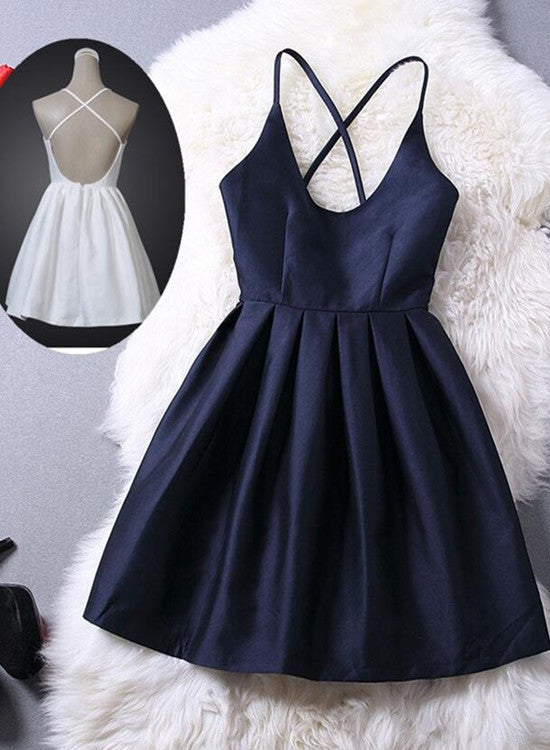 blue graduation dress