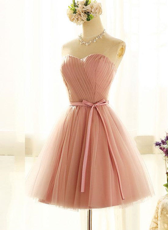 pink teenage dresses